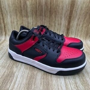 Keen Utility Overton Men's Size 11 EE Red Black Slip Resistant Work‎ Shoes NEW